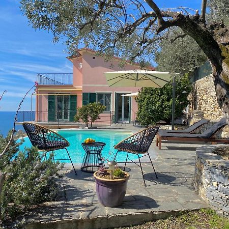 Appartement Casaviva - Ampio Trilocale Vista Mare Con Piscina - Pieve Alta à Pieve Ligure Extérieur photo