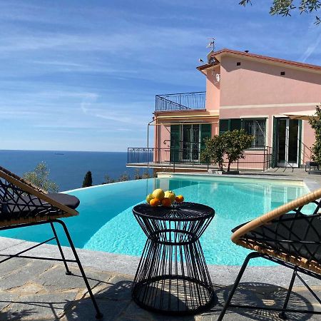 Appartement Casaviva - Ampio Trilocale Vista Mare Con Piscina - Pieve Alta à Pieve Ligure Extérieur photo