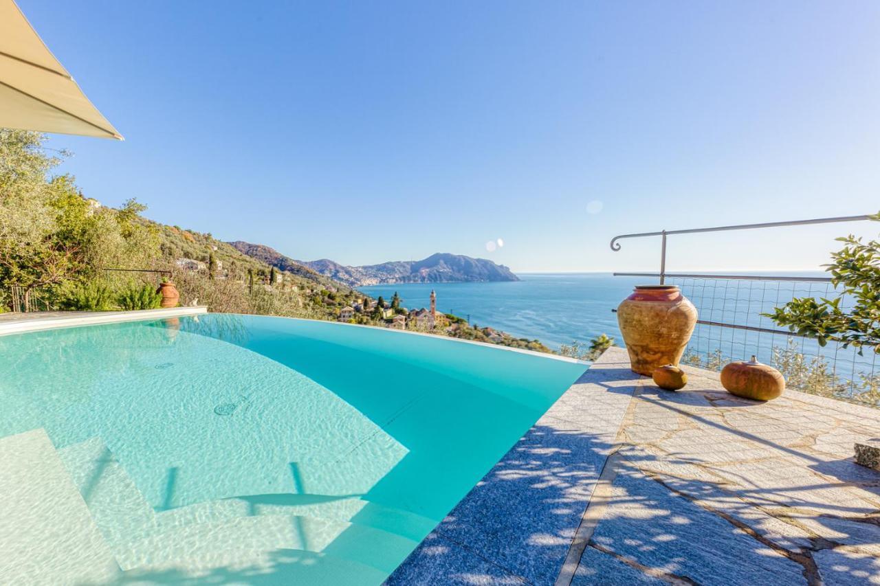 Appartement Casaviva - Ampio Trilocale Vista Mare Con Piscina - Pieve Alta à Pieve Ligure Extérieur photo