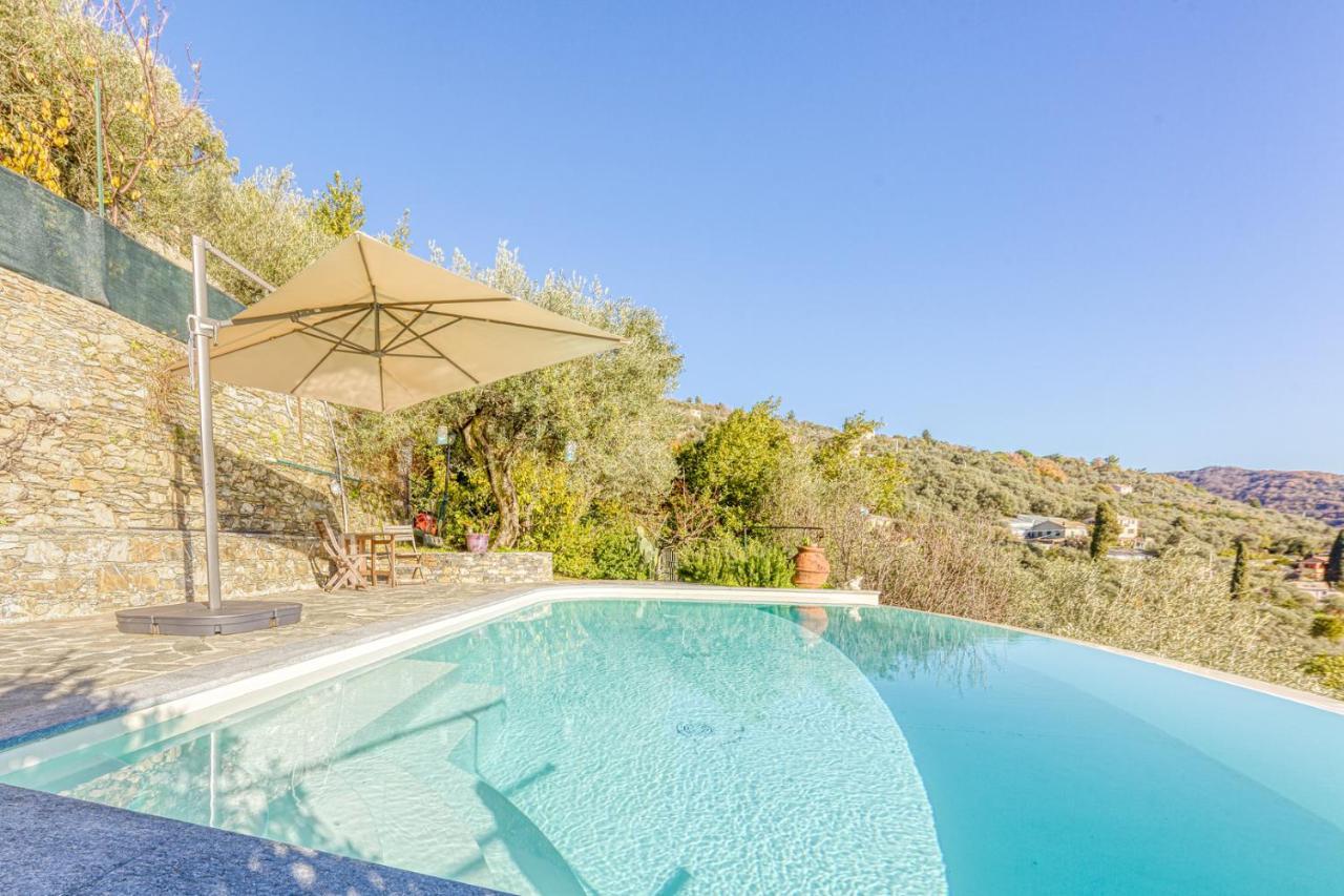 Appartement Casaviva - Ampio Trilocale Vista Mare Con Piscina - Pieve Alta à Pieve Ligure Extérieur photo