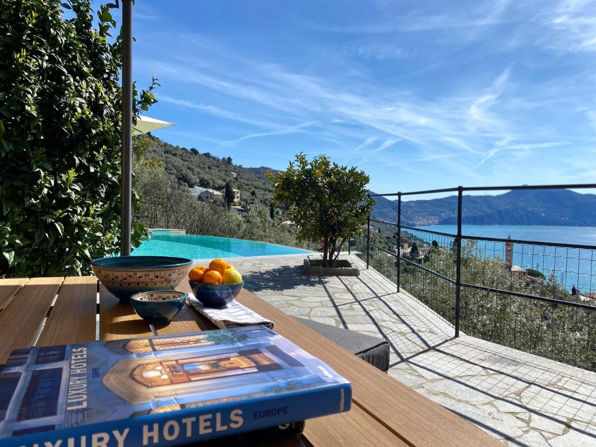 Appartement Casaviva - Ampio Trilocale Vista Mare Con Piscina - Pieve Alta à Pieve Ligure Extérieur photo